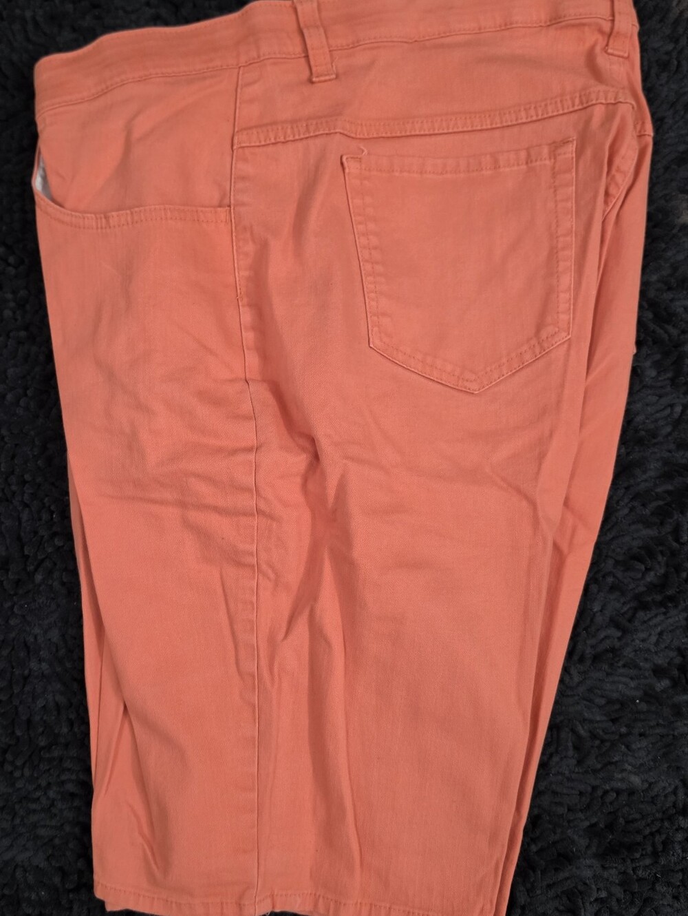 Rider peach color denim shorts